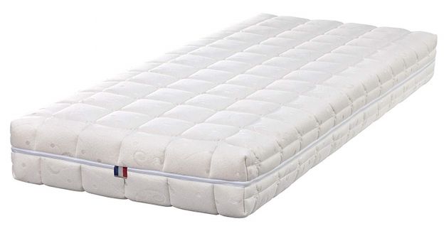 Matelas Mousse Accueil Latex + Alèse 90x190 X 21 Cm