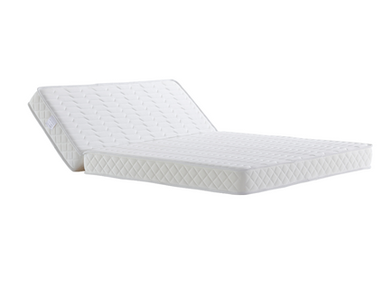 Matelas Ferme Pour Tous BZ 140x200  X 15 Cm + Oreiller Visco - Découpe Assise 60 Cm - 5 Zones De Con