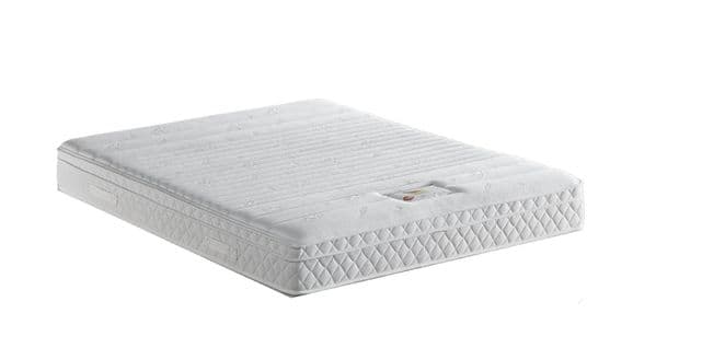 Matelas A Ressorts Ensaches - Memoryplus + 4 Cm Memoire - 90x190 H23 Cm -moelleux Et Equilibre