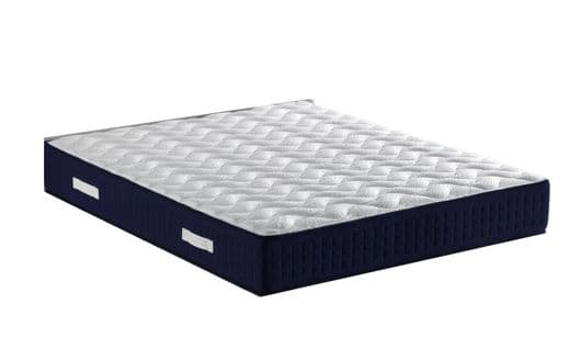 Matelas A Ressorts Ensaches - Benjamin + 4 Cm Memoire - 140x190 H31 Cm - Soutien Ferme