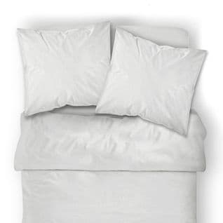 Housse De Couette Chantilly - 100% Coton 57 Fils - 220 X 240 Cm - Blanc