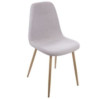 Chaise Scandinave Taho - Gris Clair