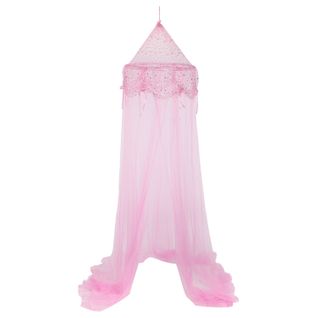 Ciel De Lit Pour Enfant Demoiselle - H. 250 Cm - Rose