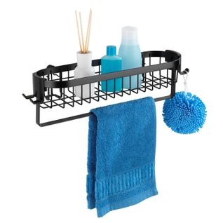 Etagère Murale De Salle De Bain Indus Classic - L. 35 Cm - Noir