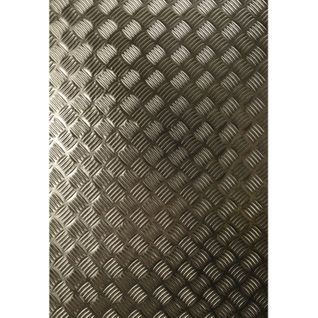 Lot 2x Adhésif Décoratif Pour Meuble Metallique - 150 X 45 Cm - Gris Alu