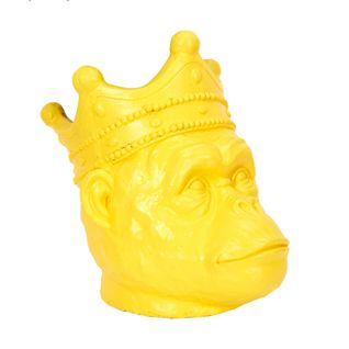 Cache-pot Orang-outan Pour Plante - Intérieur Et Extérieur - Hauteur 38.5 Cm - Jaune