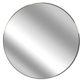 Miroir Extra Plat Rond Diam 55 Cm - Doré