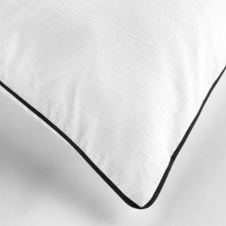 Parure De Lit Grana - 100% Coton - 240 X 260 Cm - Blanc