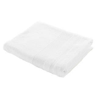 Drap De Douche Dayta - Eponge Unie 500 G/m² - 70 X 130 Cm - Blanc