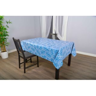 Nappe En Toile Cirée Rectangulaire Eloa - 140 X 200 Cm - Bleu