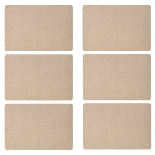 Lot De 6 Sets De Table Rectangulaire Lake - 45 X 30 Cm - Naturel