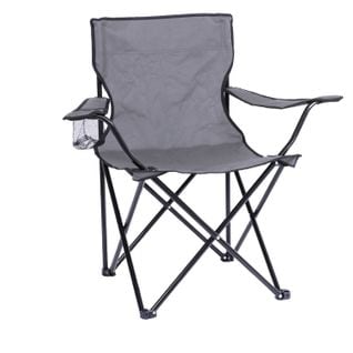 Fauteuil De Camping - Gris Anthracite