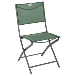 Chaise De Jardin Pliable Modula - Vert Olive Et Gris Graphite