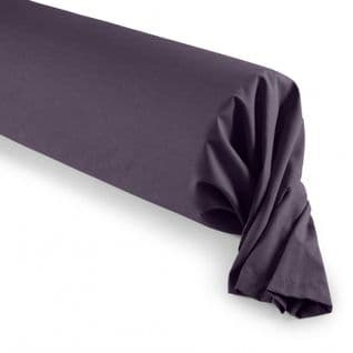 Taie De Traversin 45 X 185 Cm / 100% Coton 57 Fils/cm² - Prune