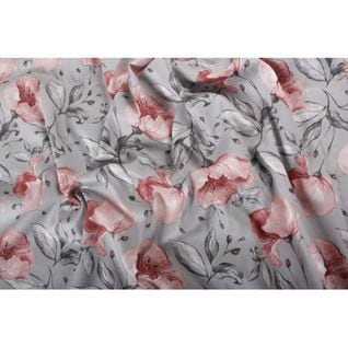 Taie De Traversin 100% "satin De Coton Peigné" / 80 Fils /cm² - Floral