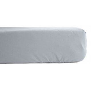 Drap Housse Percale Pur Coton 80 Fils/cm² - Neige - 80 X 200 Cm Bonnet De 35 Cm