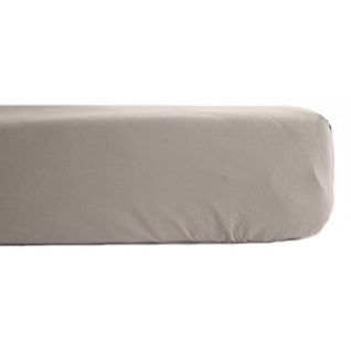 Drap Housse Percale Pur Coton 80 Fils/cm² - Lin - 80 X 200 Cm Bonnet De 35 Cm