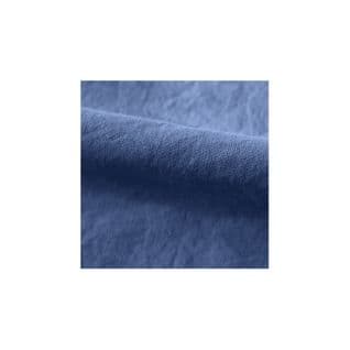 Housse De Couette Palace 100% Coton Teint Lavé Vent Du Sud - Palace Indigo - 240 X 220 Cm