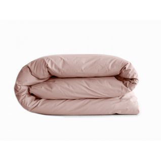 Housse De Couette "manoir" Percale Pur Coton 80 Fils/cm² Vent Du Sud - Rose - 200 X 200 Cm