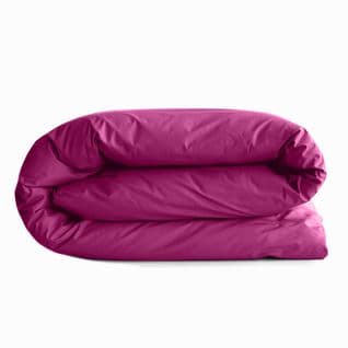 Housse De Couette 140 X 200 Cm "prémium" Pour Lit 1 Place - Prémium Magenta