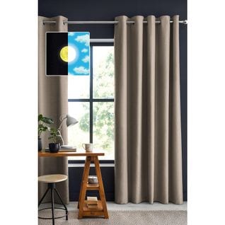 Rideau Occultant Luxe 140 X 260 Cm Obscure Beige