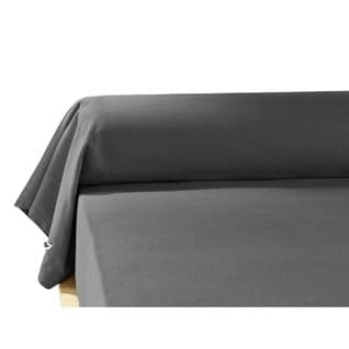 Taie De Traversin Flanelle 85 X 185 Cm Candice Orage Anthracite