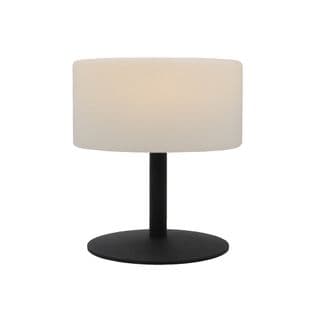 Lampe De Table Atlas Rock Noir Polyéthylène H20cm