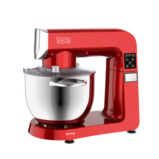 Robot Pâtissier Multifonction Stan Rouge Aluminium 1800w