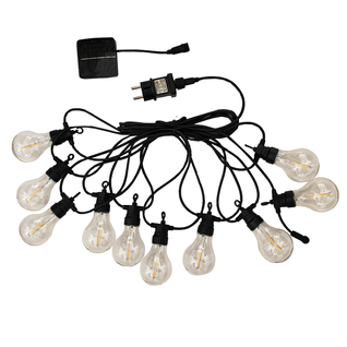 Guirlande Lumineuse Extérieur Connectable Party Clear Hybrid Noir Plastique 7,5m