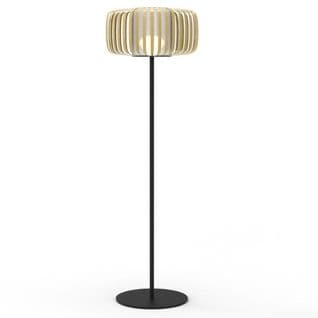 Lampadaire Sans Fil Standy Bambou Beige Bambou Naturel H150cm