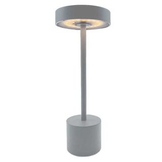 Lampe De Table Sans Fil Touch Roby Grey Gris Aluminium