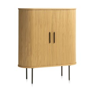 Buffet Vaisselier Bois Naturel Alba  100x40cm