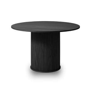 Table à Manger Bois Noir Alba  120x120cm