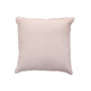 Coussin Delave Lin Rose - L 45 X L 45 X H 2 Cm