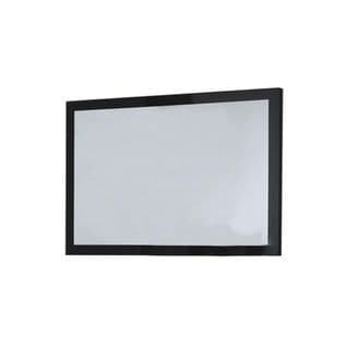 Miroir Laqué Noir Brillant - Arezzo - L 110 X L 2 X H 80 Cm