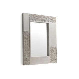 Miroir Rectangulaire Bois/blanc - Moniccella