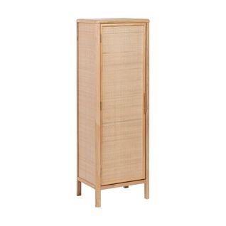 Armoire De Salon 1 Porte Bois Naturel - Christina