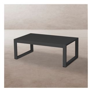 Table Basse En Aluminium Gris Anthracite 90 Cm - Nihoa