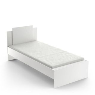 Cadre De Lit Enfant 90x190/200 Blanc - Zily - L 94.5 X L 204 X H 87.5 Cm