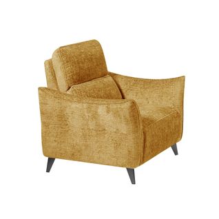 Fauteuil Relax Électrique Tissu Jaune - Carina