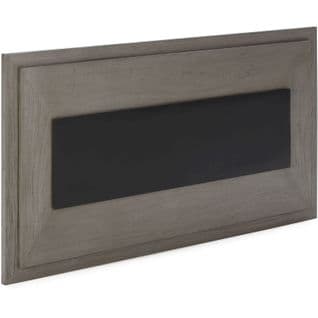 Tête De Lit 160x8x90 Bois Gris/métal Noir