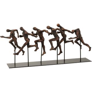 Sculpture Personnages Bronze Résine 43x10x19cm