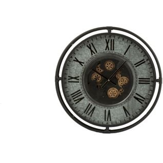 Horloge Murale Gris Métal 68,5x10x68,5cm