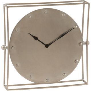 Horloge Argent Metal 33x7x33cm