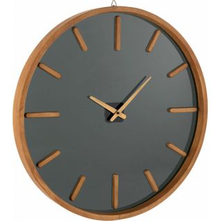 Horloge Murale Marron Verre 60x5x60cm