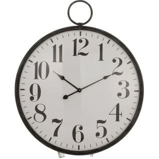 Horloge Murale Blanc Metal 70,5x13x85cm