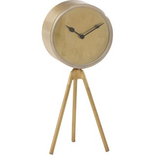 Horloge Or Metal 15x16x38cm