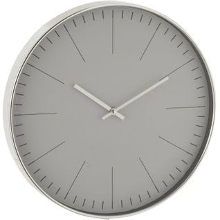 Horloge Murale Argent Plastique 39x4,5x39cm