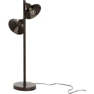 Lampe Marron Metal 34x21x80cm