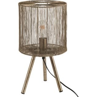 Lampe De Table Marron Fer 25,5x25,5x45,5cm